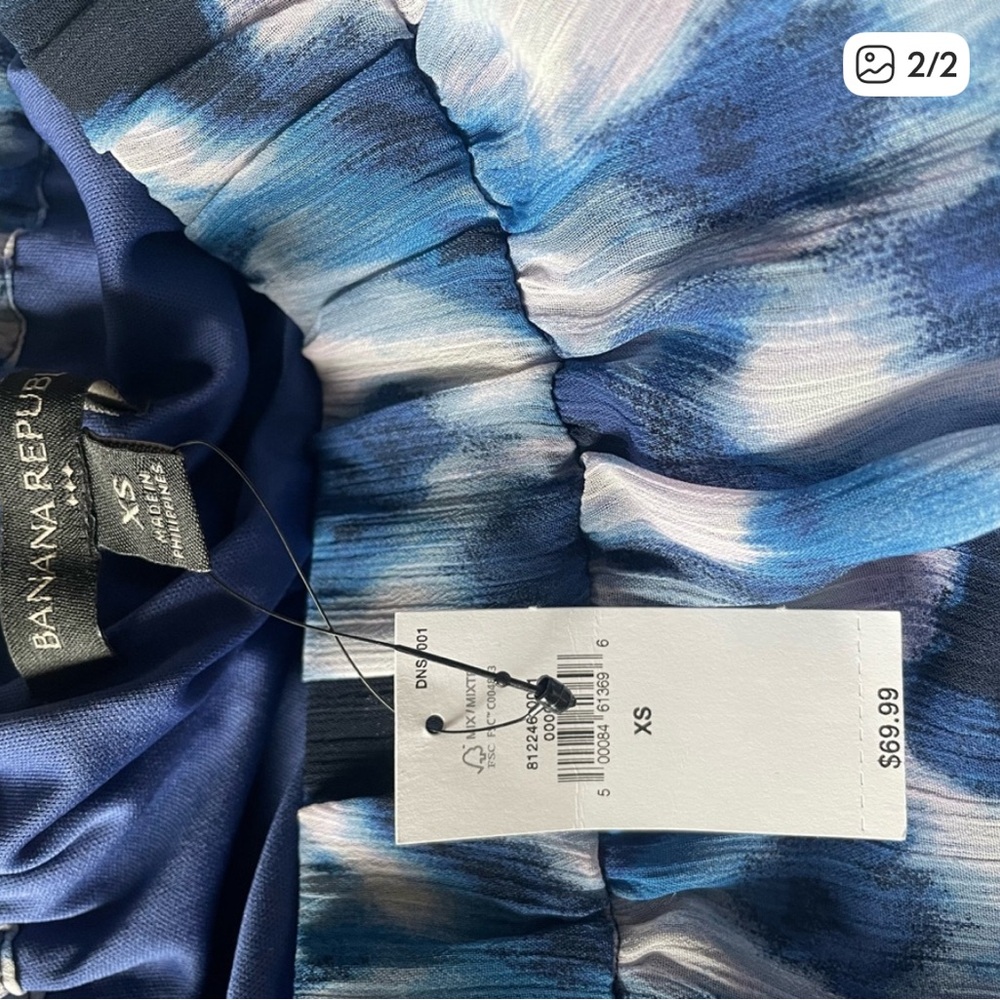 Banana Republic Tie-Dye Women's Skirt - Picture 2 of 2